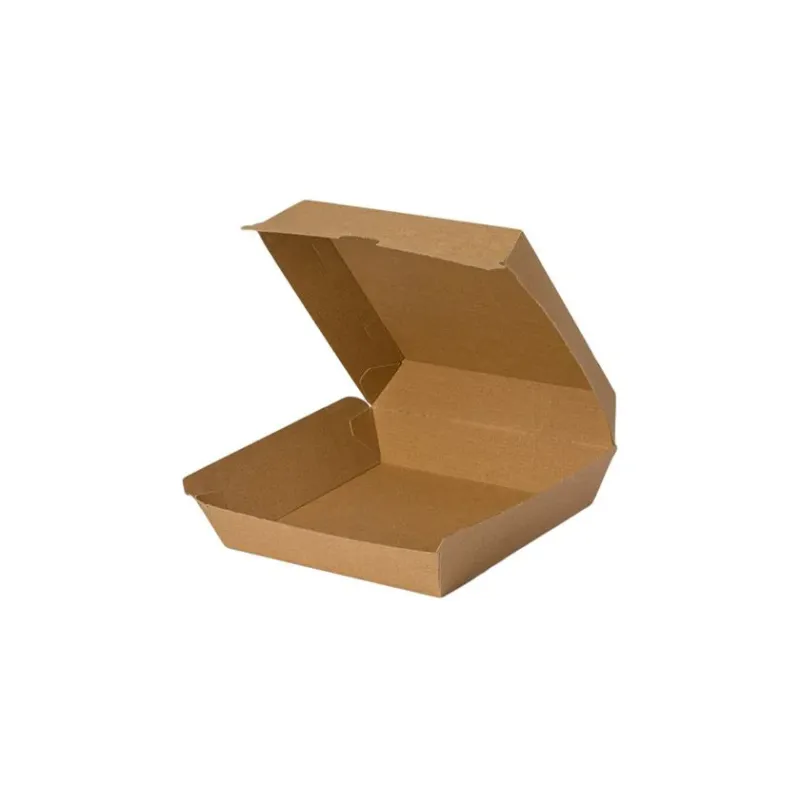 Kraft QD17575D Paper Food Boxes FSC Dura Series 17.5 x 16.5 x 7.5 cm. 100 pcs.