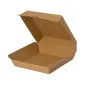 Kraft QD17575D Paper Food Boxes FSC Dura Series 17.5 x 16.5 x 7.5 cm. 100 pcs.