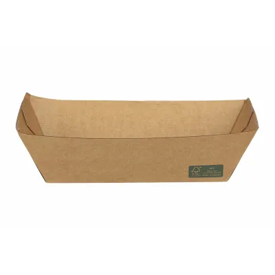 Kraft Paper Food Trays FSC  Dura Series 32oz. 50 pcs.