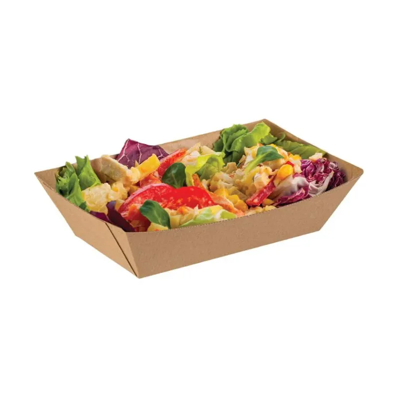 Kraft Paper Food Trays FSC  Dura Series 32oz. 50 pcs.