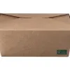Kraft Paper Food Box FSC® Folder - Shaped 2000 ml. 50 pcs. Kraft Paper Food Box FSC® Folder - Shaped 2000 ml. 50 pcs.