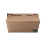 Kraft Paper Folding Food Box FSC® 2000ml — 50 pcs