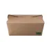 Χάρτινο Κουτί Φαγητού Kraft FSC® Αναδιπλούμενο 2000ml — 50τμχ