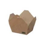 Kraft Paper Folding Food Box FSC® 2000ml — 50 pcs