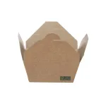 Kraft Paper Folding Food Box FSC® 2000ml — 50 pcs