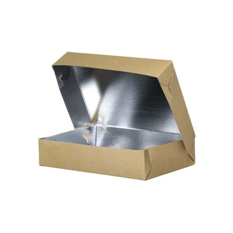 TAKEAWAY BOX  T37 (22x16x5) KRAFT  Single Portion 10KG