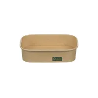 Ορθογώνιο Χάρτινο Κουτί Kraft FSC® 500ml — 50τμχ