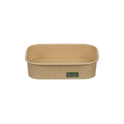 Rectangular Kraft Paper Boxes FSC® 500 ml. 50 pcs.