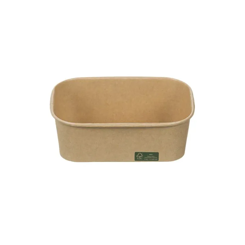 Rectangular Kraft Paper Boxes FSC® 650 ml. 50 pcs. Rectangular Kraft Paper Boxes FSC® 650 ml. 50 pcs.