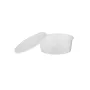 PP Clear Round Microwavable Container 250ML With Lids 500 PCS