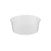 PP Clear Round Microwavable Container 250ML With Lids 500 PCS PP Clear Round Microwavable Container 250ML With Lids 500 PCS