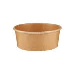 Kraft Paper Salad Bowl 45oz with Lids — 50 pcs