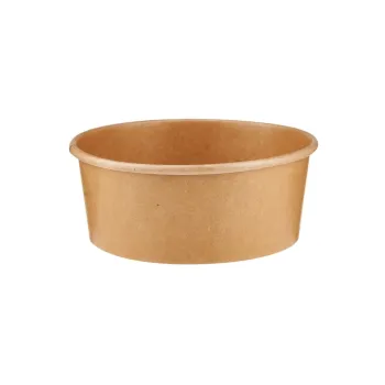 Kraft Paper Salad Bowl 45 Oz With Lids 50 PCS