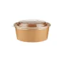 Kraft Paper Salad Bowl 45 Oz With Lids 50 PCS