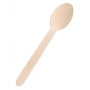 Wooden Spoons Biodegradable Disposable High Quality Single Use Cutlery  160mm 1Pcs