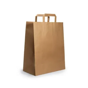 KRAFT PAPER BAG TAKE AWAY 22X12X28cm 250pcs