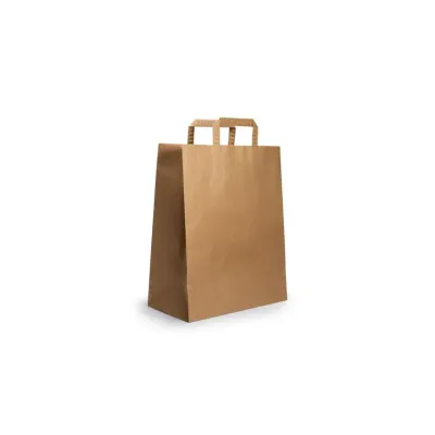 KRAFT PAPER BAG TAKE AWAY 22X12X28cm 250pcs