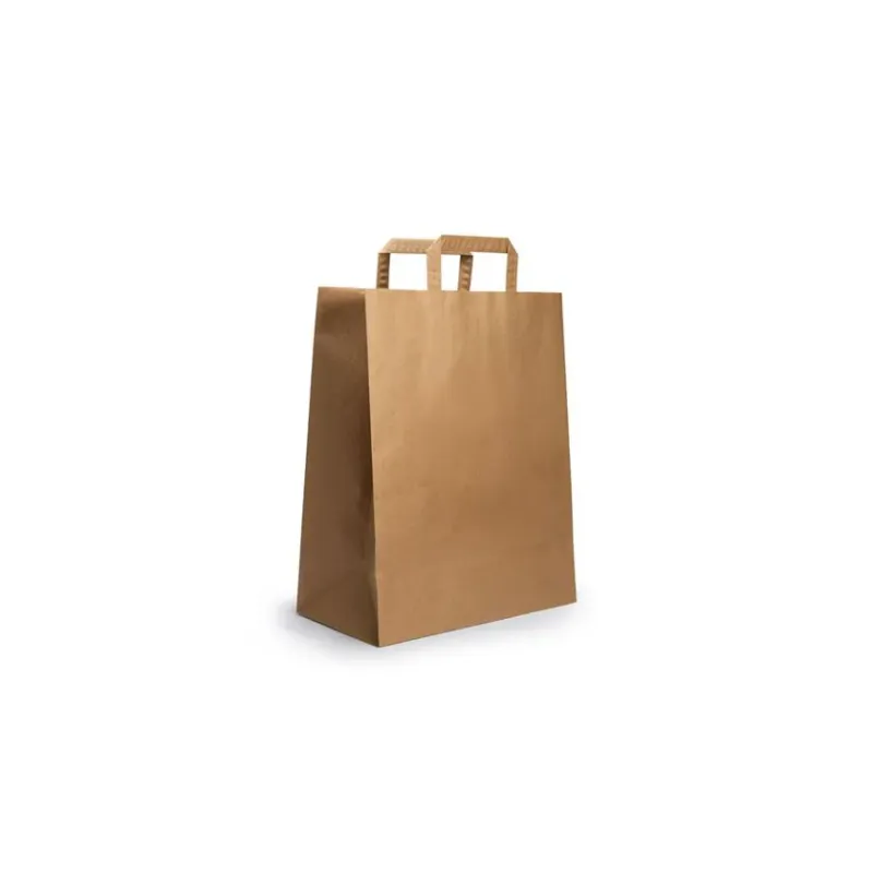 KRAFT PAPER BAG TAKE AWAY 22X12X28cm 250pcs KRAFT PAPER BAG TAKE AWAY 22X12X28cm 250pcs