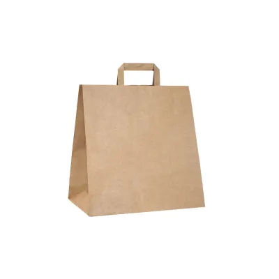 KRAFT PAPER BAG TAKE AWAY 28X17X29cm 250pcs