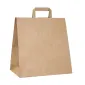 KRAFT PAPER BAG TAKE AWAY 28X17X29cm 250pcs
