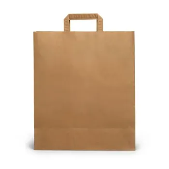 KRAFT PAPER BAG TAKE AWAY 32X21X33cm 250pcs