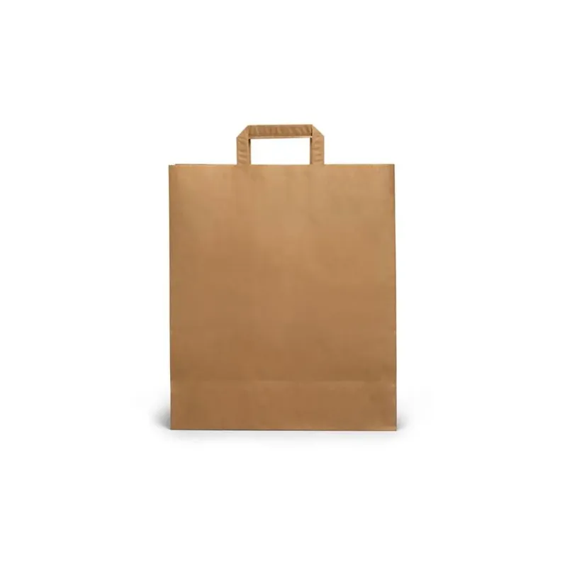 KRAFT PAPER BAG TAKE AWAY 32X21X33cm 250pcs
