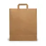 KRAFT PAPER BAG TAKE AWAY 32X21X33cm 250pcs