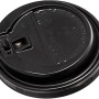 PP HOT SIP LID 80mm BLACK SAFELOCK FLIP 100pcs.