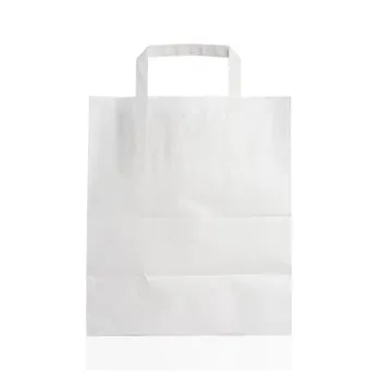 PAPER BAG TAKE AWAY 28X17X29cm 250pcs WHITE