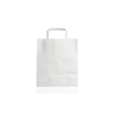 PAPER BAG TAKE AWAY 28X17X29cm 250pcs WHITE