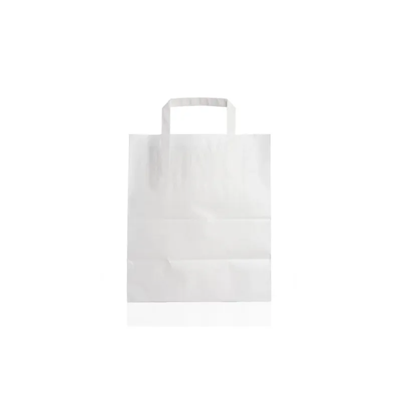 PAPER BAG TAKE AWAY 28X17X29cm 250pcs WHITE