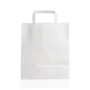 PAPER BAG TAKE AWAY 28X17X29cm 250pcs WHITE