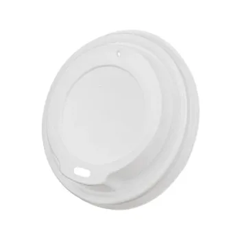 PP Hot Sip Lids White Colour 90mm 100 Pcs