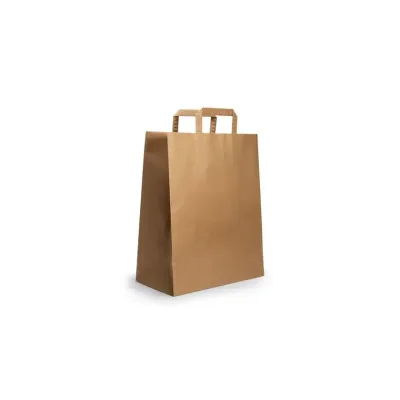 Paper Bags W/Handle Brown 22*10*h29 For Double Paper CupHolder