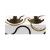CUP HOLDER 2 COMPARTMENTS WHITE MATTE 700pcs