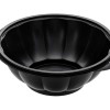 PS BLACK FOOD CONTAINER ROUND 1000cc 50pcs