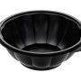 PS BLACK FOOD CONTAINER ROUND 1000cc 50pcs