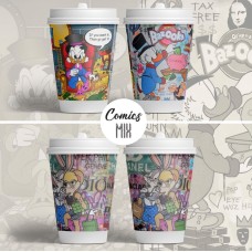Χάρτινο Ποτήρι 16oz Διπλού Τοιχώματος Looney Tunes — 500τμχ