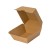 Kraft Corrugated Burger Clam 10,5x10,5x8,5 Dura FSC