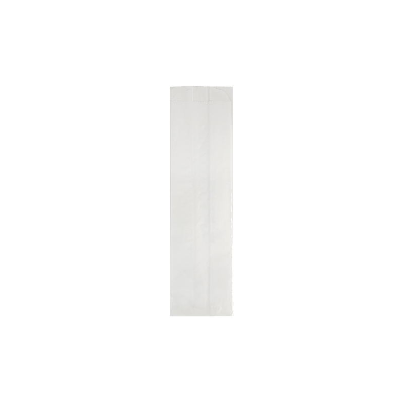 White Greaseproof Savoury Bag 9x33cm — 10kg (~1785 pcs)