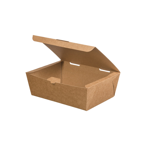 Αυτόματο Κουτί Double Burger Kraft FSC® 20,7x14,5x7,5cm — 200τμχ Αυτόματο Κουτί Double Burger Kraft FSC® 20,7x14,5x7,5cm — 200τμχ